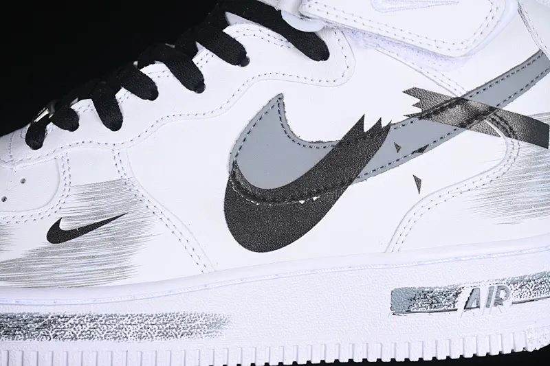 All Categories Nk Air Force 1 Air Force Series Nk Air Force 1 Mid Air Force Mid Nk Air Force 1'07 Mid Broken Hook Inkjet Painting Second Dimension Theme Air Force One Mid Casual Sneakers ZH0316-053
